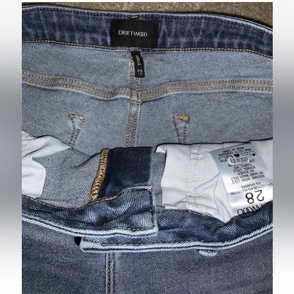 Driftwood Free People Anthropologie High Rise Embroidered Gizelle Jeans 28 x 27 - Picture 8 of 8